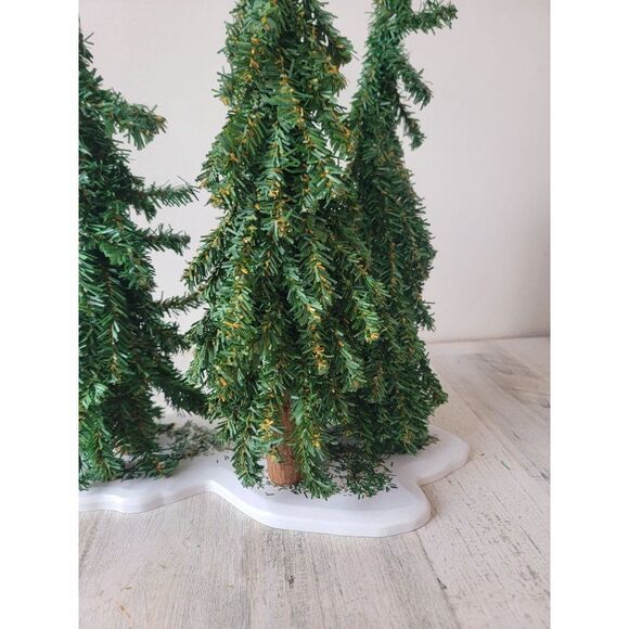 Dept 56 Village spruce tree Forest accessory xmas snow - Picture 9 of 12